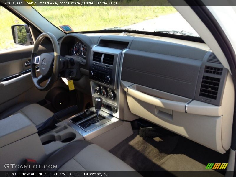 Stone White / Pastel Pebble Beige 2008 Jeep Liberty Limited 4x4