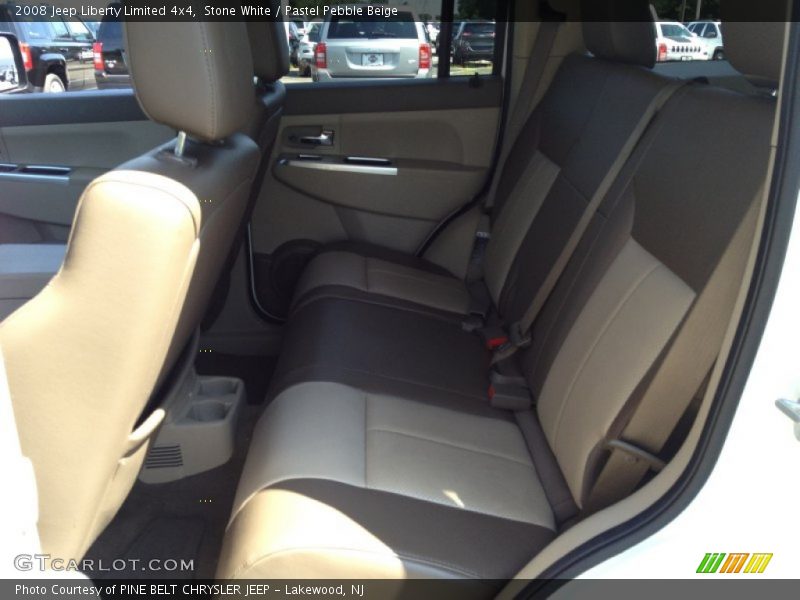 Stone White / Pastel Pebble Beige 2008 Jeep Liberty Limited 4x4
