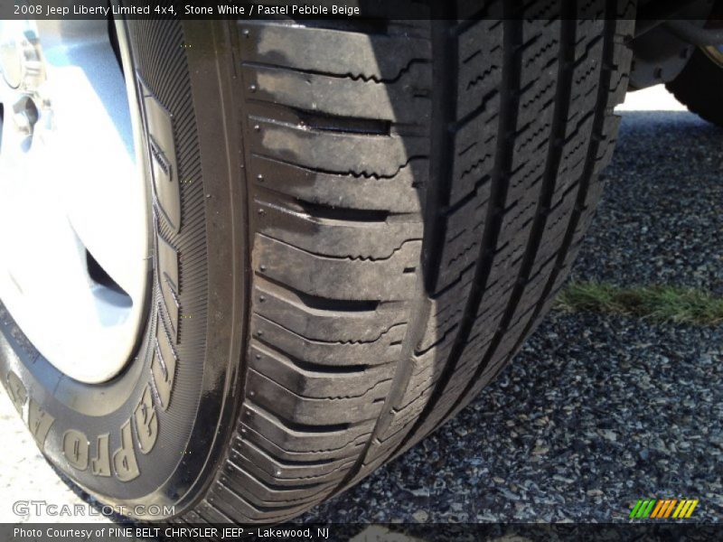 Stone White / Pastel Pebble Beige 2008 Jeep Liberty Limited 4x4