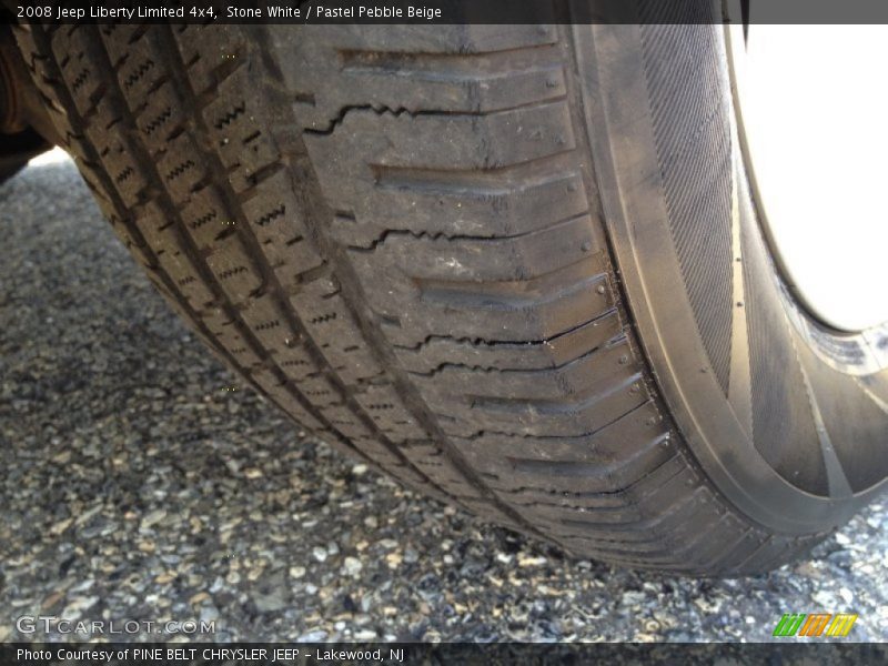 Stone White / Pastel Pebble Beige 2008 Jeep Liberty Limited 4x4