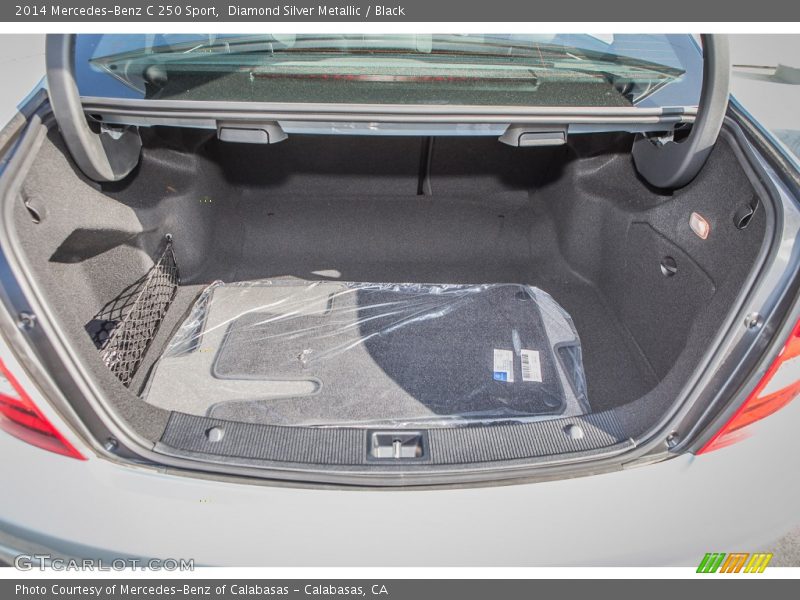 Diamond Silver Metallic / Black 2014 Mercedes-Benz C 250 Sport