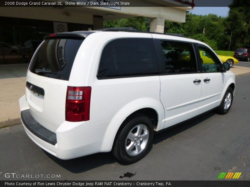 Stone White / Dark Slate/Light Shale 2008 Dodge Grand Caravan SE