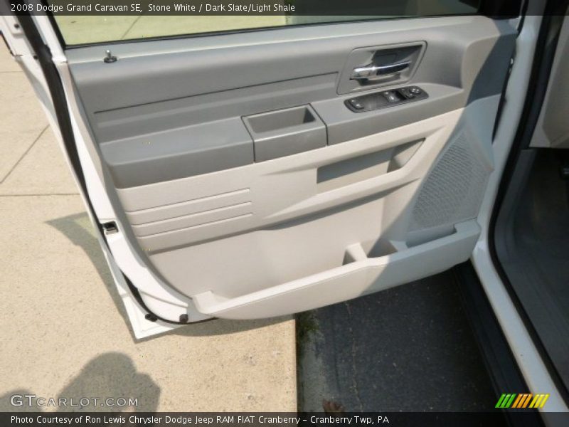 Stone White / Dark Slate/Light Shale 2008 Dodge Grand Caravan SE