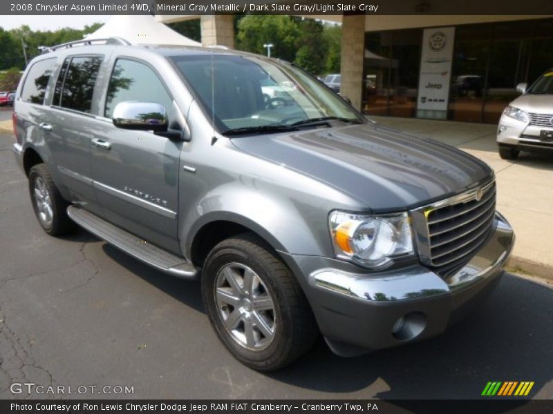 Mineral Gray Metallic / Dark Slate Gray/Light Slate Gray 2008 Chrysler Aspen Limited 4WD