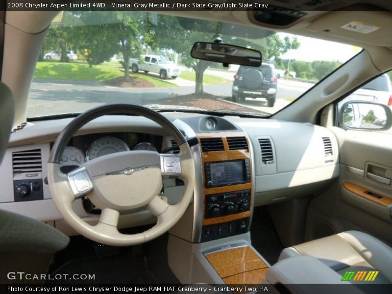 Mineral Gray Metallic / Dark Slate Gray/Light Slate Gray 2008 Chrysler Aspen Limited 4WD