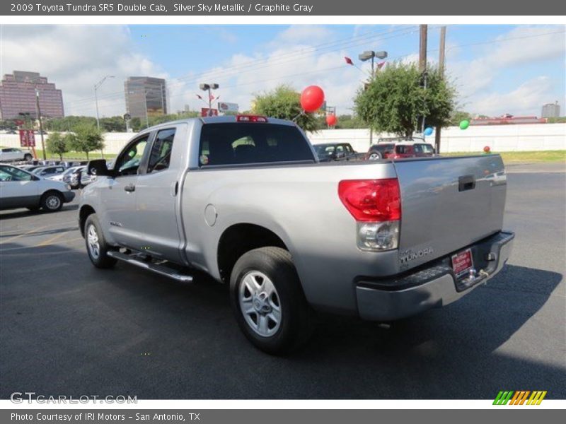 Silver Sky Metallic / Graphite Gray 2009 Toyota Tundra SR5 Double Cab