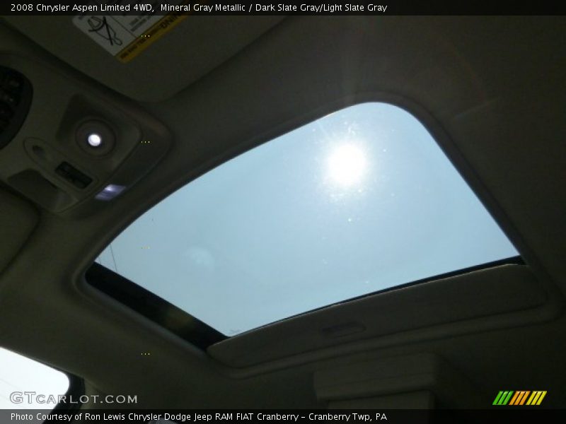 Mineral Gray Metallic / Dark Slate Gray/Light Slate Gray 2008 Chrysler Aspen Limited 4WD