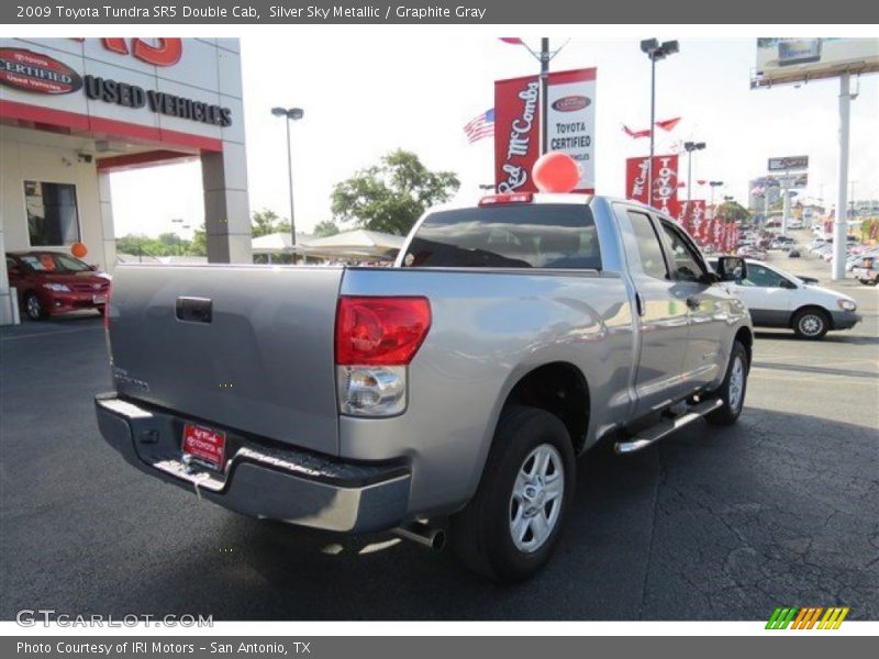 Silver Sky Metallic / Graphite Gray 2009 Toyota Tundra SR5 Double Cab