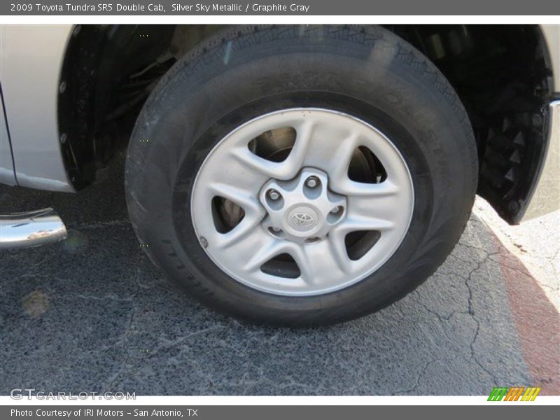 Silver Sky Metallic / Graphite Gray 2009 Toyota Tundra SR5 Double Cab