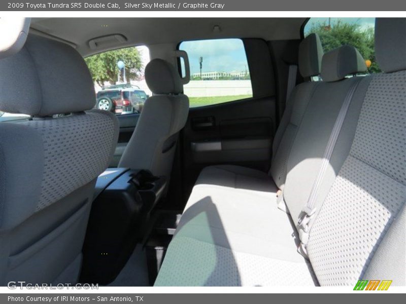 Silver Sky Metallic / Graphite Gray 2009 Toyota Tundra SR5 Double Cab