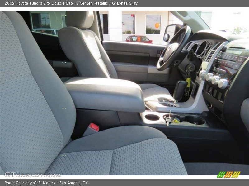 Silver Sky Metallic / Graphite Gray 2009 Toyota Tundra SR5 Double Cab