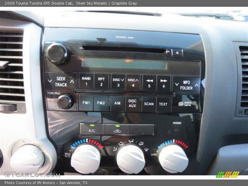 Silver Sky Metallic / Graphite Gray 2009 Toyota Tundra SR5 Double Cab