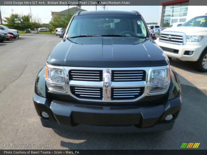 Brilliant Black Crystal Pearl / Dark Khaki/Medium Khaki 2009 Dodge Nitro SLT 4x4