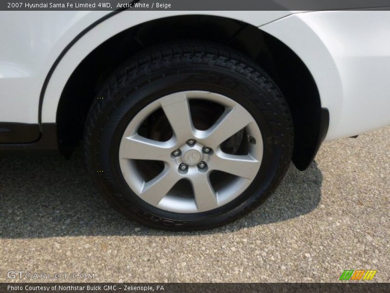 Arctic White / Beige 2007 Hyundai Santa Fe Limited 4WD