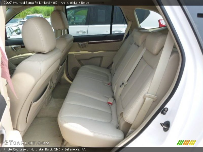 Arctic White / Beige 2007 Hyundai Santa Fe Limited 4WD