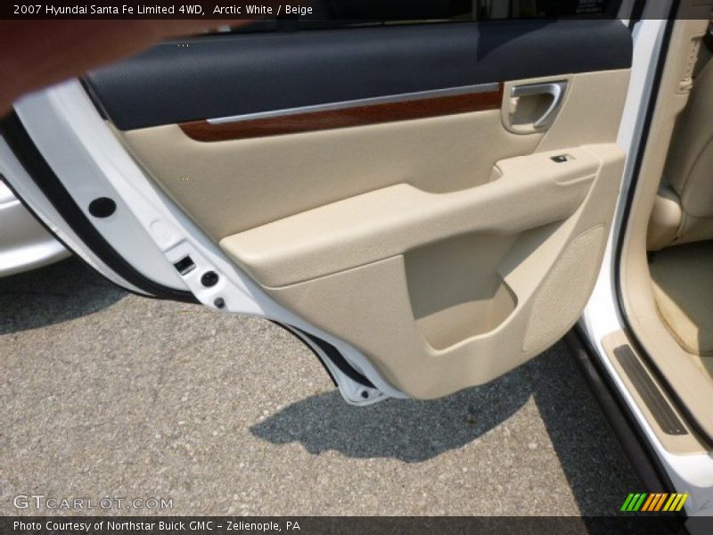 Arctic White / Beige 2007 Hyundai Santa Fe Limited 4WD