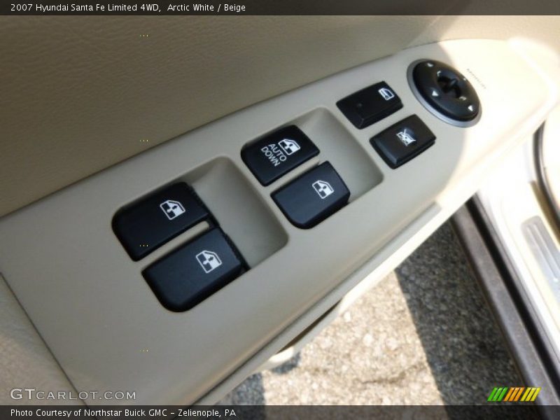 Arctic White / Beige 2007 Hyundai Santa Fe Limited 4WD