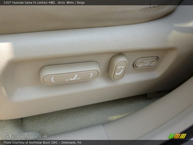 Arctic White / Beige 2007 Hyundai Santa Fe Limited 4WD