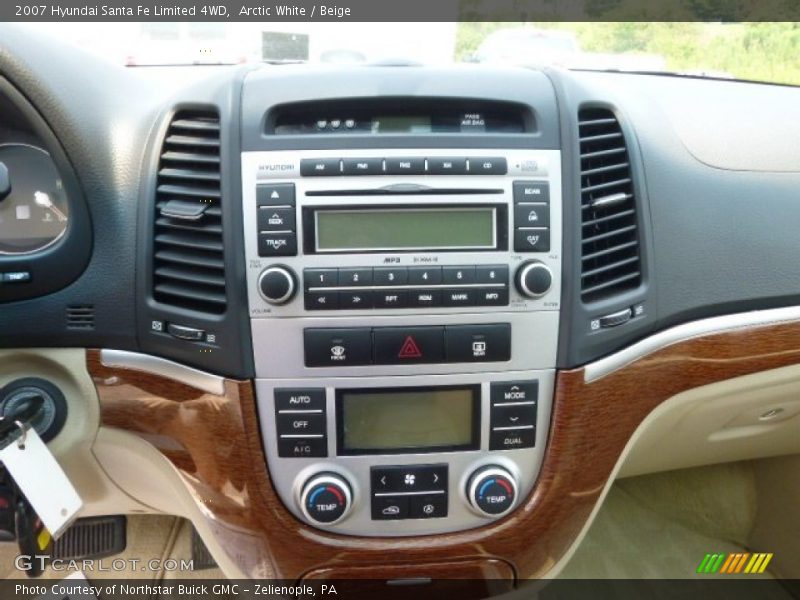 Arctic White / Beige 2007 Hyundai Santa Fe Limited 4WD