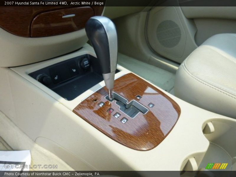 Arctic White / Beige 2007 Hyundai Santa Fe Limited 4WD