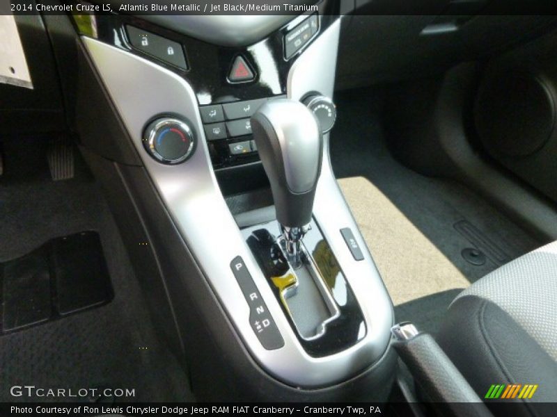 Atlantis Blue Metallic / Jet Black/Medium Titanium 2014 Chevrolet Cruze LS