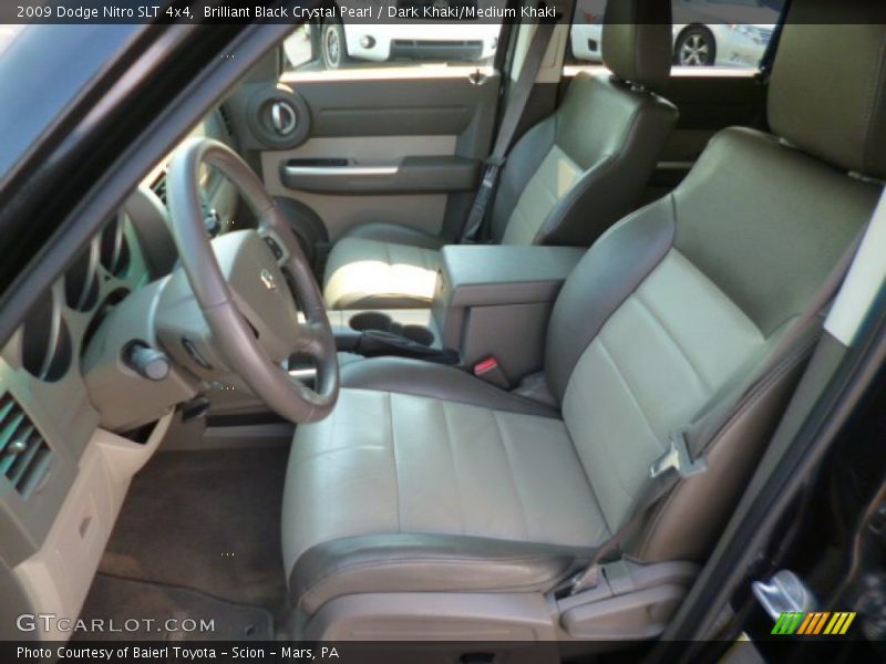 Brilliant Black Crystal Pearl / Dark Khaki/Medium Khaki 2009 Dodge Nitro SLT 4x4