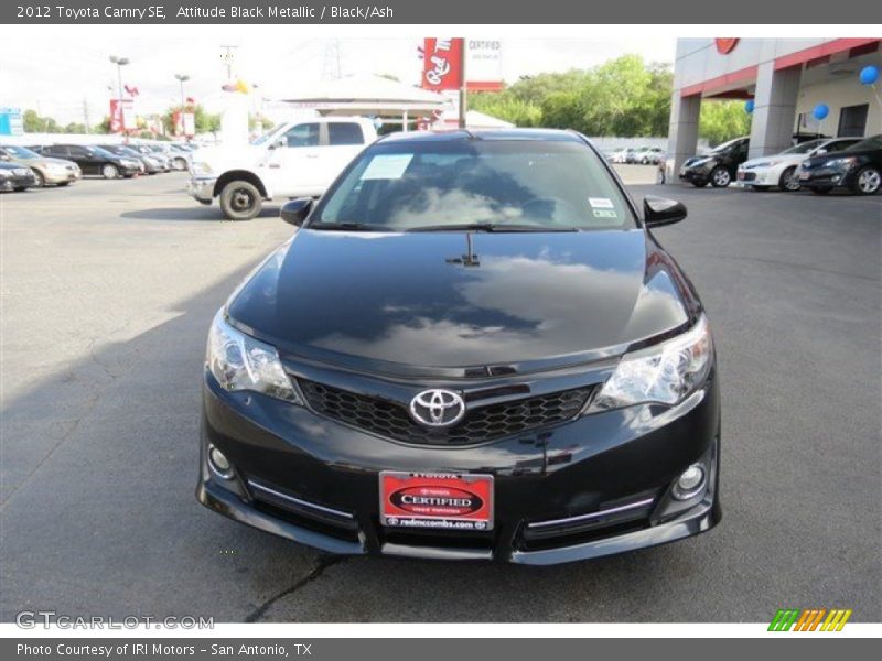 Attitude Black Metallic / Black/Ash 2012 Toyota Camry SE