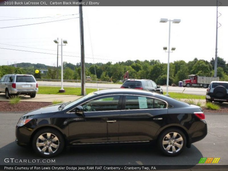 Carbon Black Metallic / Ebony 2010 Buick LaCrosse CXL