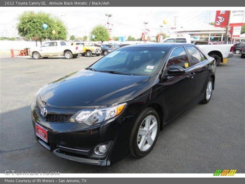 Attitude Black Metallic / Black/Ash 2012 Toyota Camry SE