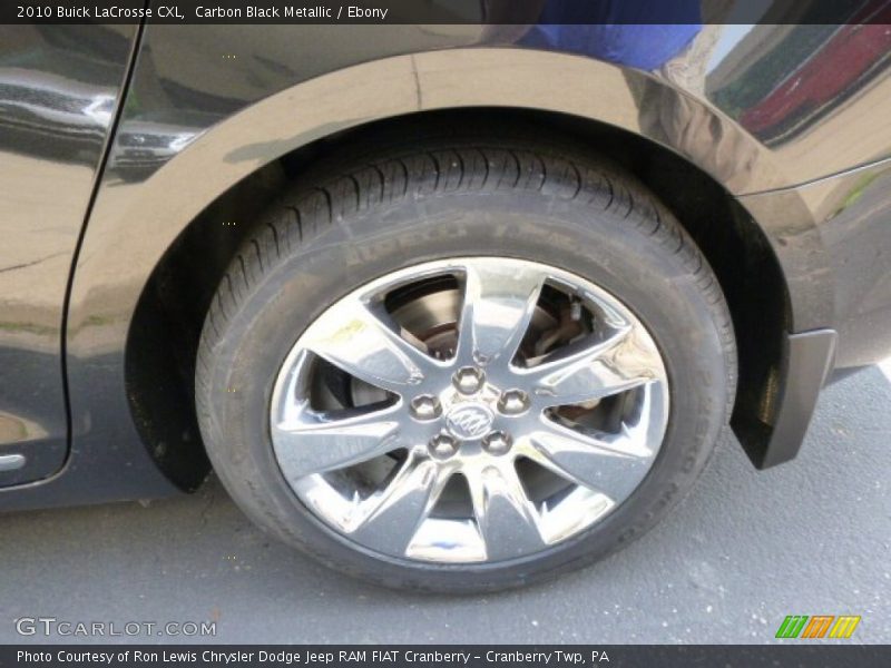 Carbon Black Metallic / Ebony 2010 Buick LaCrosse CXL