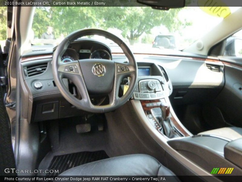 Carbon Black Metallic / Ebony 2010 Buick LaCrosse CXL