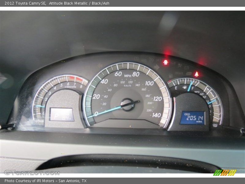 Attitude Black Metallic / Black/Ash 2012 Toyota Camry SE