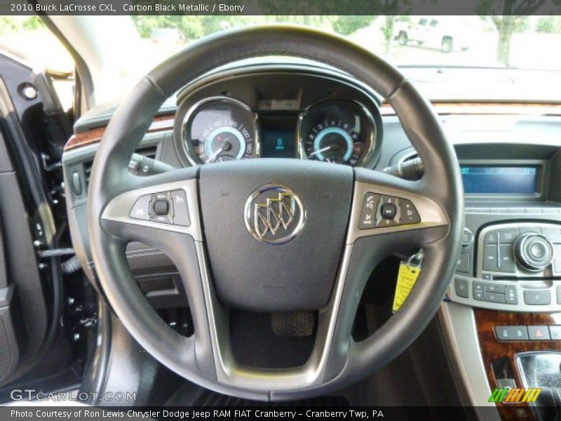 Carbon Black Metallic / Ebony 2010 Buick LaCrosse CXL