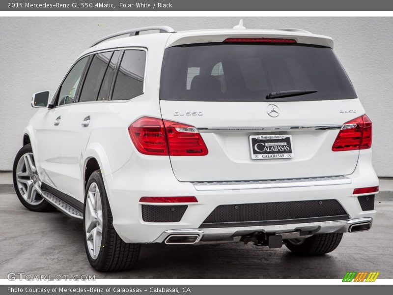 Polar White / Black 2015 Mercedes-Benz GL 550 4Matic