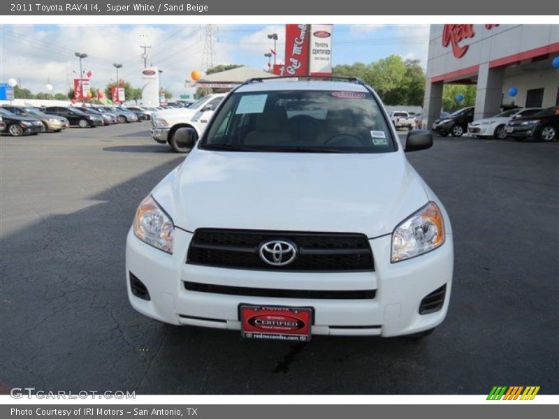 Super White / Sand Beige 2011 Toyota RAV4 I4