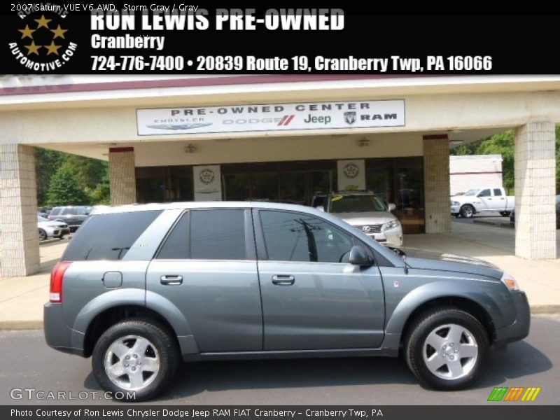 Storm Gray / Gray 2007 Saturn VUE V6 AWD