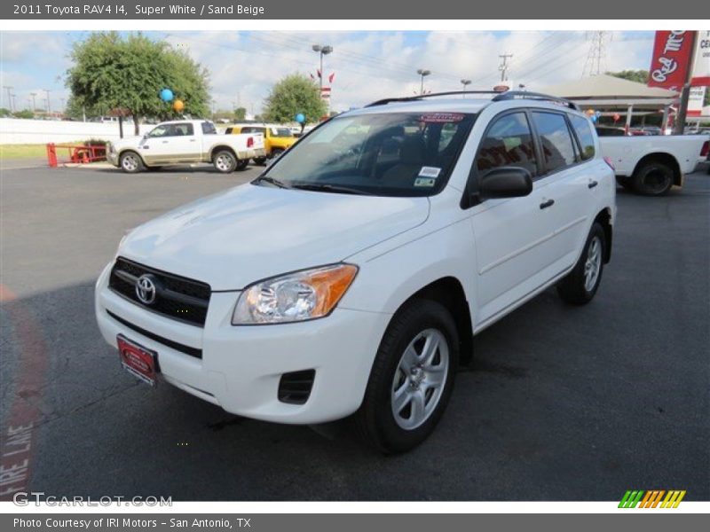 Super White / Sand Beige 2011 Toyota RAV4 I4