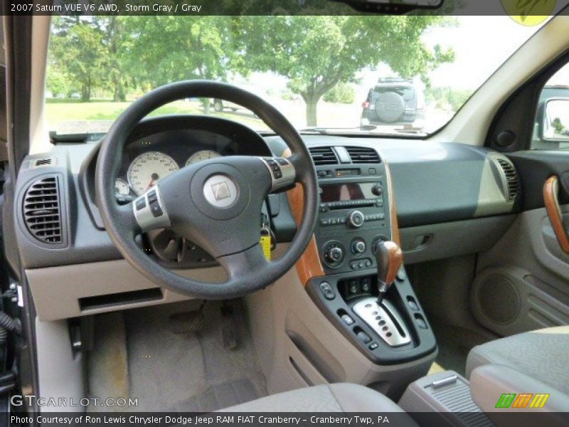 Storm Gray / Gray 2007 Saturn VUE V6 AWD