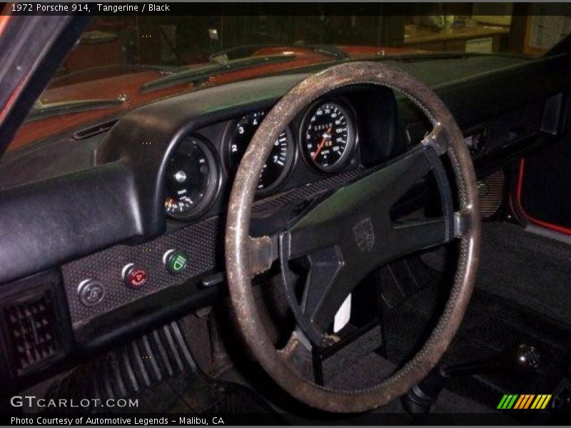 Tangerine / Black 1972 Porsche 914