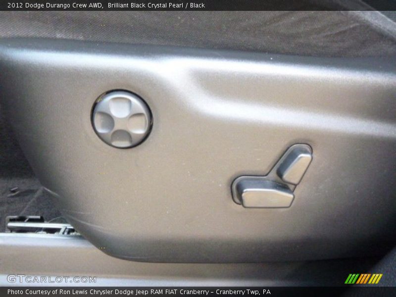 Brilliant Black Crystal Pearl / Black 2012 Dodge Durango Crew AWD