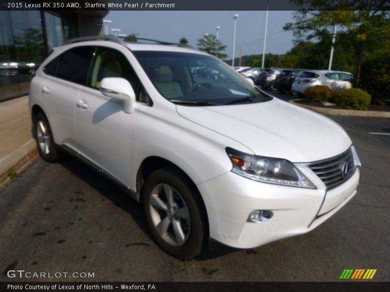 Front 3/4 View of 2015 RX 350 AWD