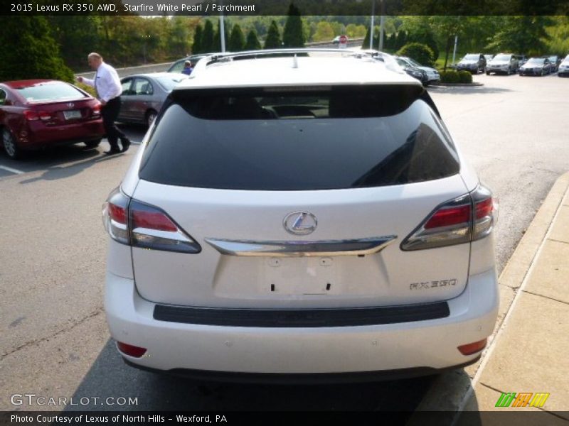 Starfire White Pearl / Parchment 2015 Lexus RX 350 AWD