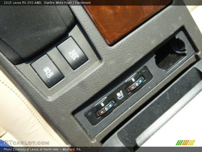 Controls of 2015 RX 350 AWD