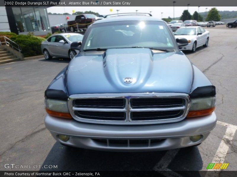 Atlantic Blue Pearl / Dark Slate Gray 2002 Dodge Durango SLT Plus 4x4