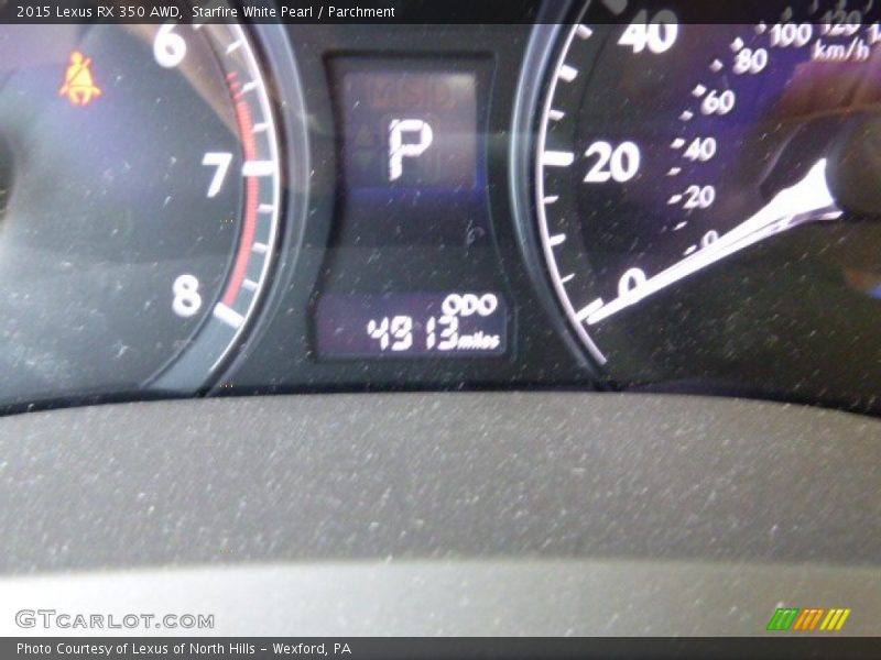 Starfire White Pearl / Parchment 2015 Lexus RX 350 AWD