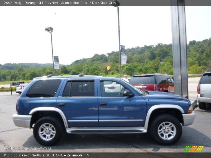 Atlantic Blue Pearl / Dark Slate Gray 2002 Dodge Durango SLT Plus 4x4