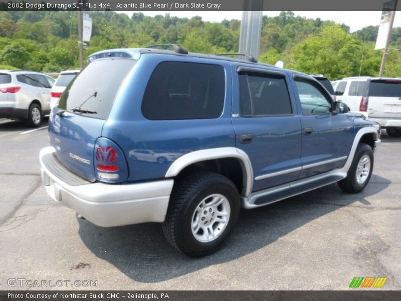 Atlantic Blue Pearl / Dark Slate Gray 2002 Dodge Durango SLT Plus 4x4