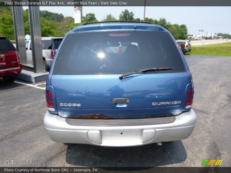 Atlantic Blue Pearl / Dark Slate Gray 2002 Dodge Durango SLT Plus 4x4
