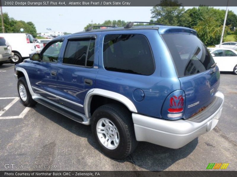 Atlantic Blue Pearl / Dark Slate Gray 2002 Dodge Durango SLT Plus 4x4