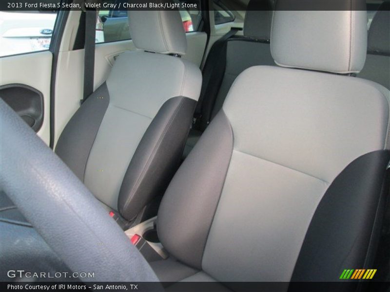 Violet Gray / Charcoal Black/Light Stone 2013 Ford Fiesta S Sedan